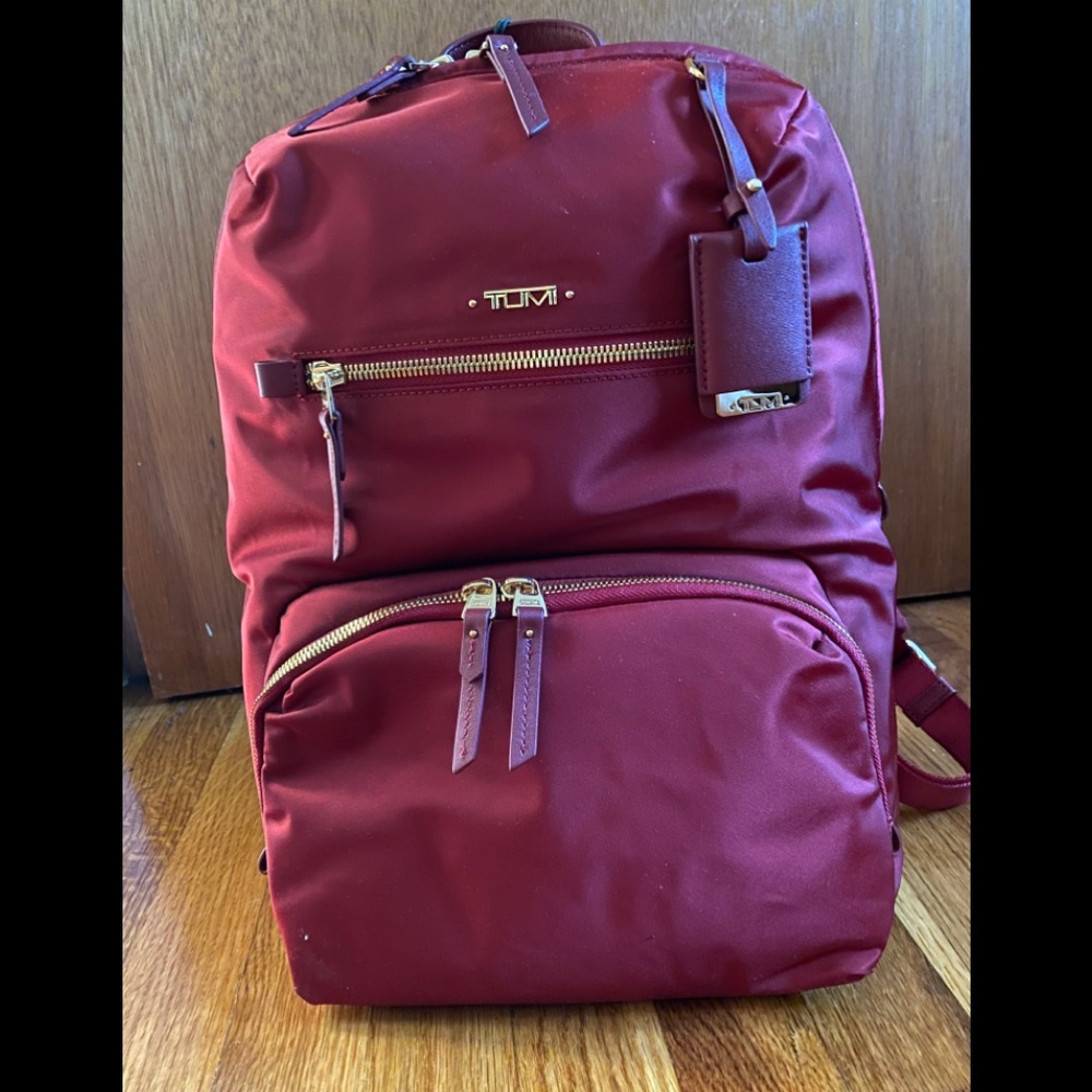 Tumi Voyageur Halle Backpack Crimson